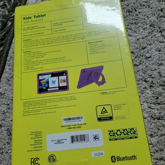 Onn kids surf tablet with Android 10.1" NEW!! - Picture 2 of 3